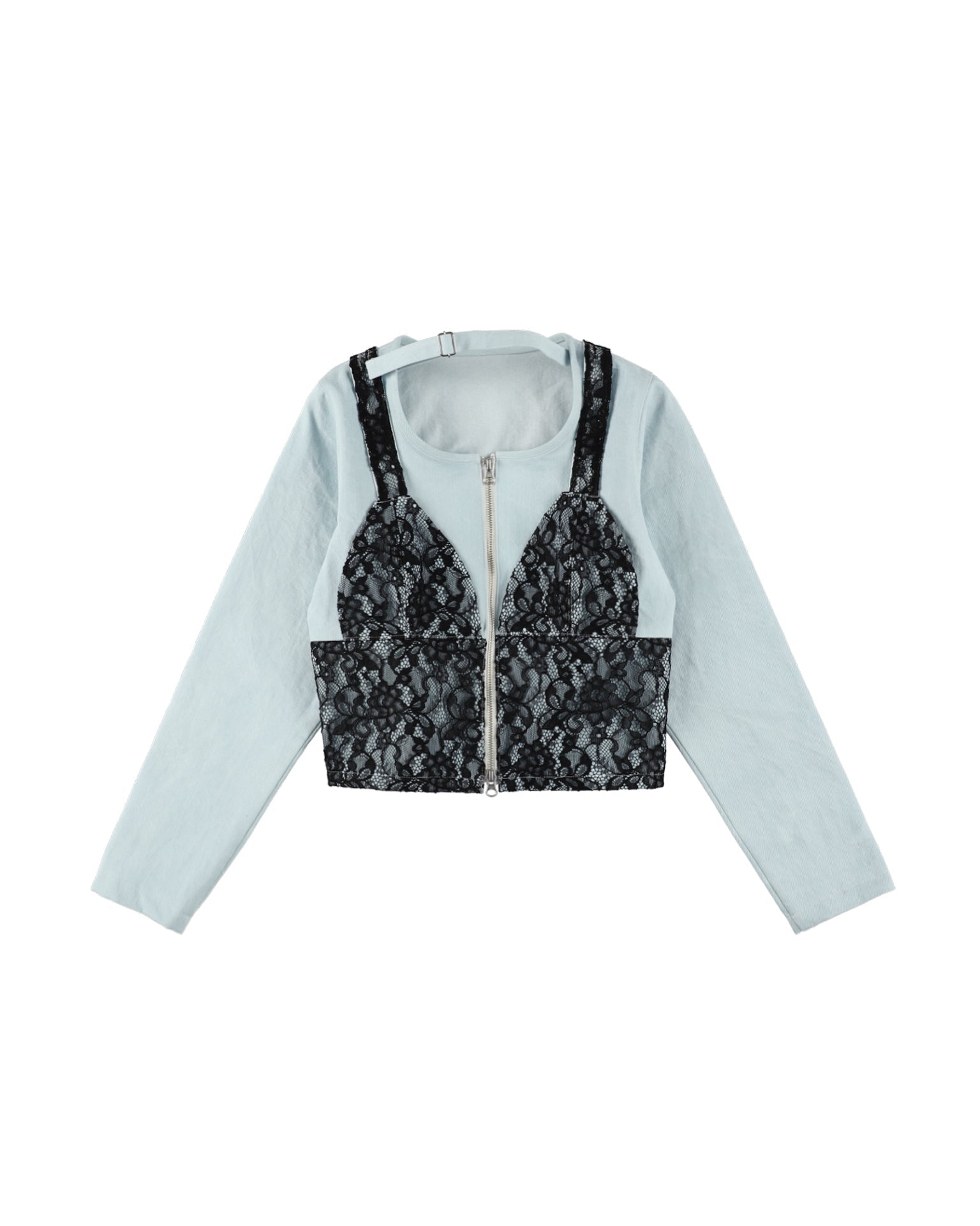 UPCYCLED＞REMAKE DENIM LACE BUSTIER – ADDIXY