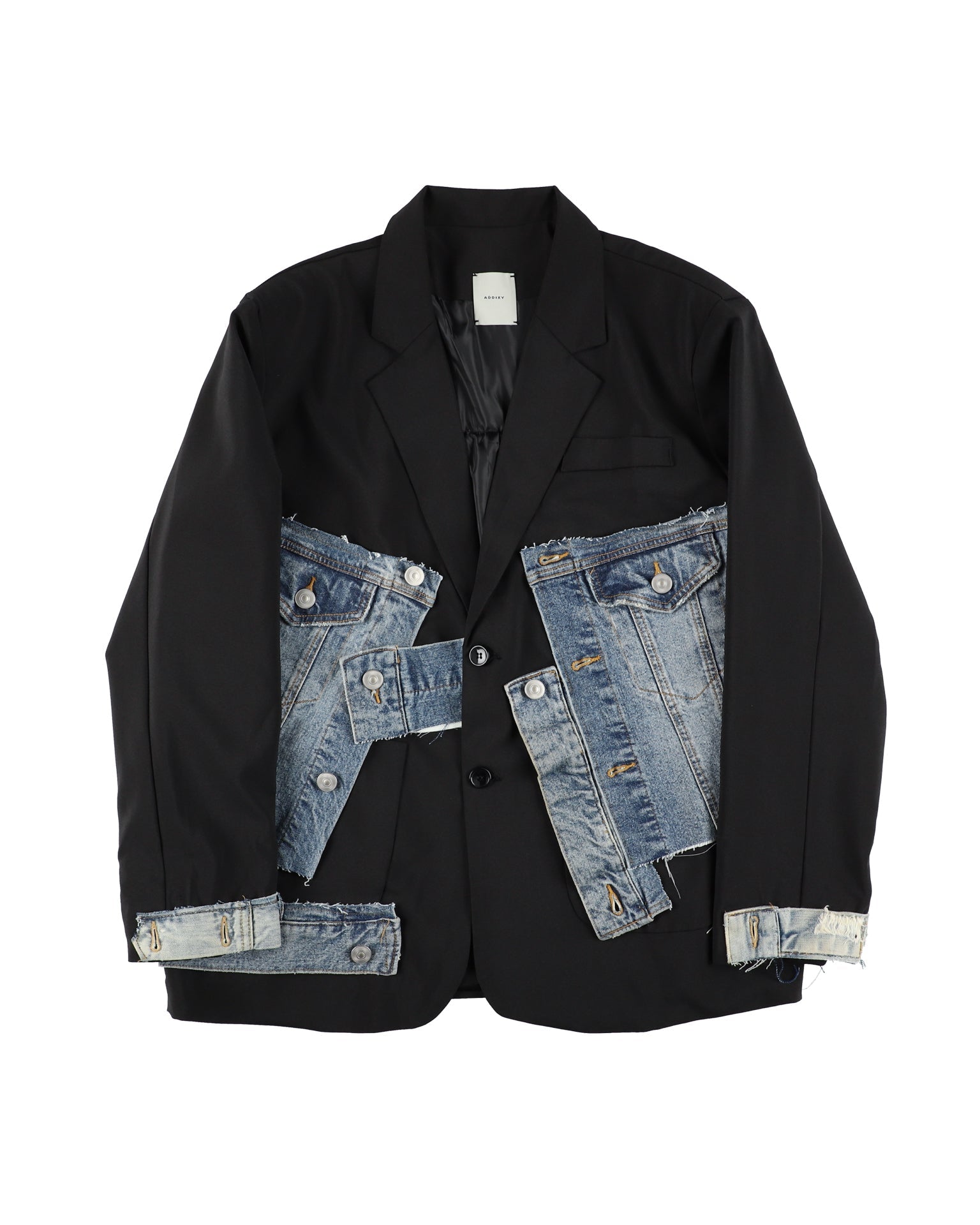 UPCYCLED＞DENIM REBUILD JACKET – ADDIXY