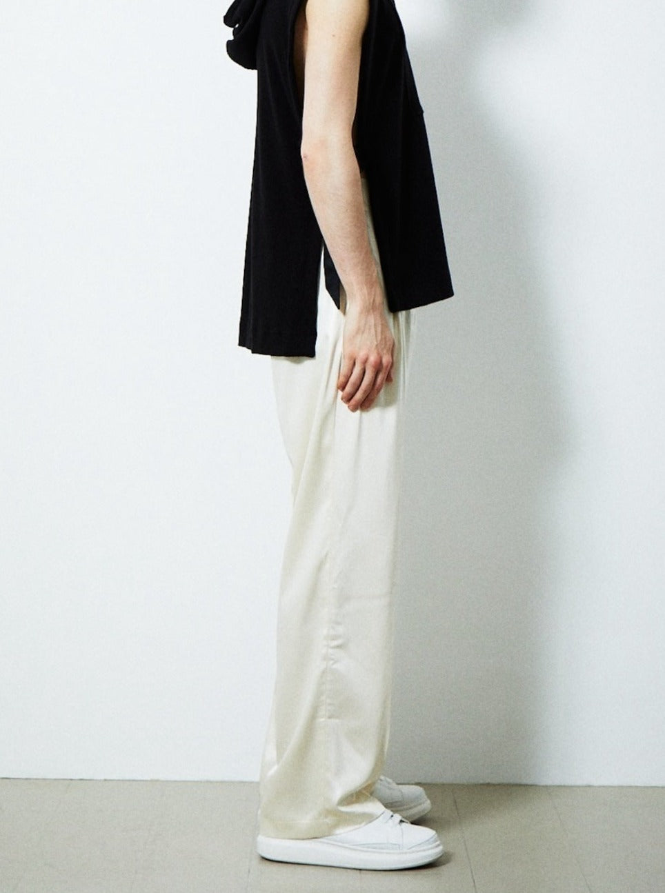 【PRE ORDER 2BUY 10%OFF】SATIN CUMMERBUND PANTS