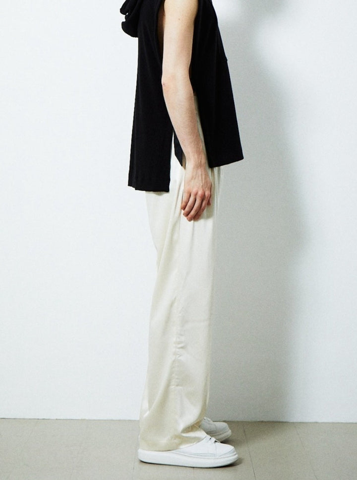 【PRE ORDER 2BUY 10%OFF】SATIN CUMMERBUND PANTS