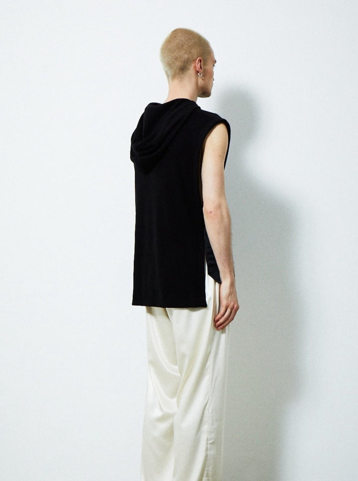 SIDE BELT KNIT VEST