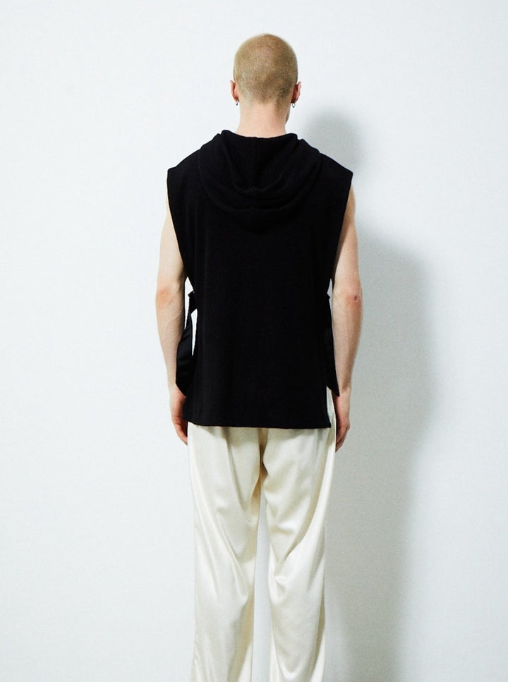 SIDE BELT KNIT VEST