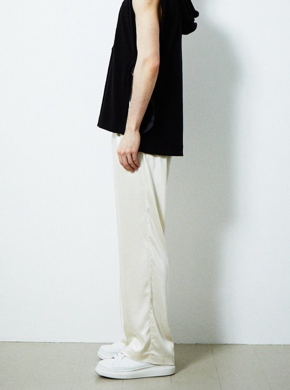 【PRE ORDER 2BUY 10%OFF】SATIN CUMMERBUND PANTS