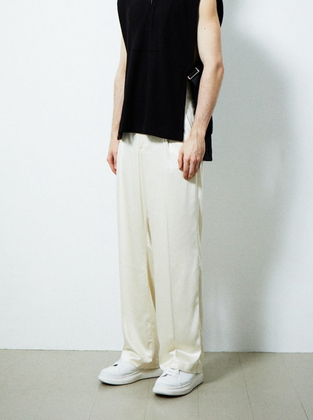 【PRE ORDER 2BUY 10%OFF】SATIN CUMMERBUND PANTS