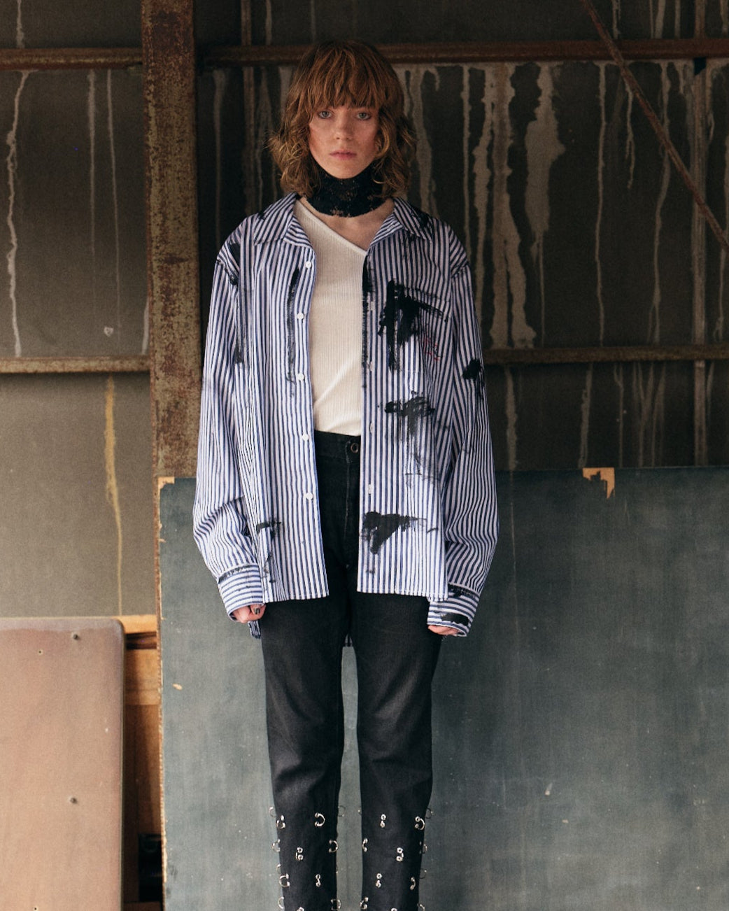 ART PAINT SHIRT【WHITE】