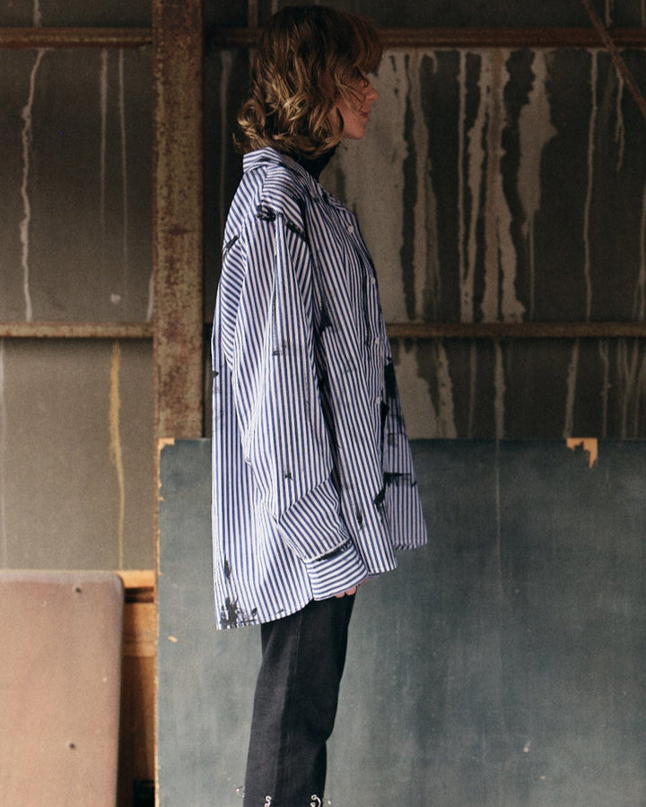 ART PAINT SHIRT【BLUE】