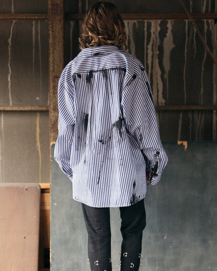 ART PAINT SHIRT【BLUE】