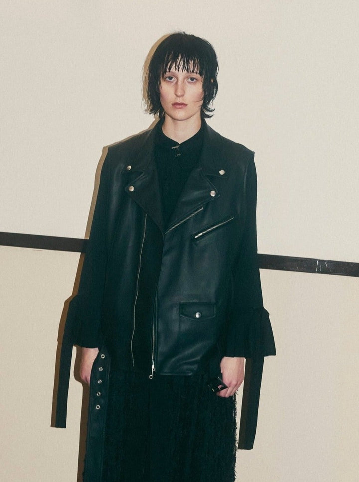 VEGAN LEATHER RIDERS VEST