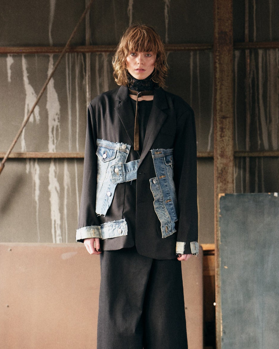 ＜UPCYCLED＞DENIM REBUILD JACKET