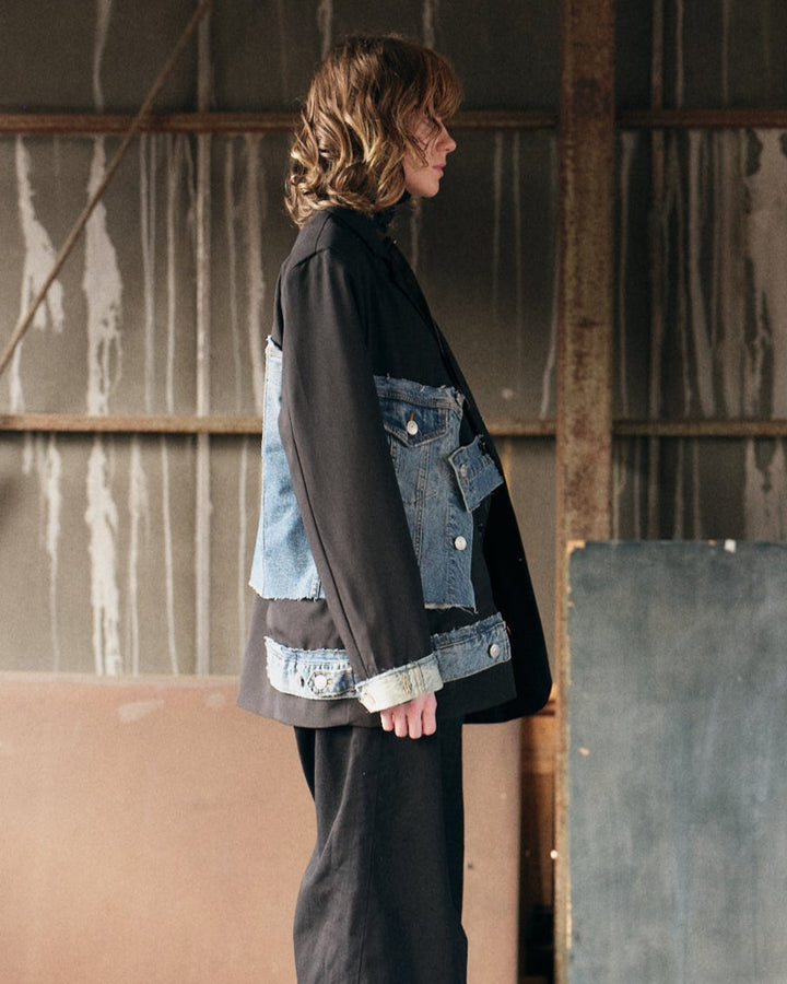 ＜UPCYCLED＞DENIM REBUILD JACKET