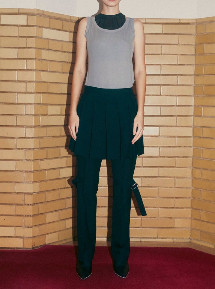 TENCEL SHEER LAYERED TANK TOP