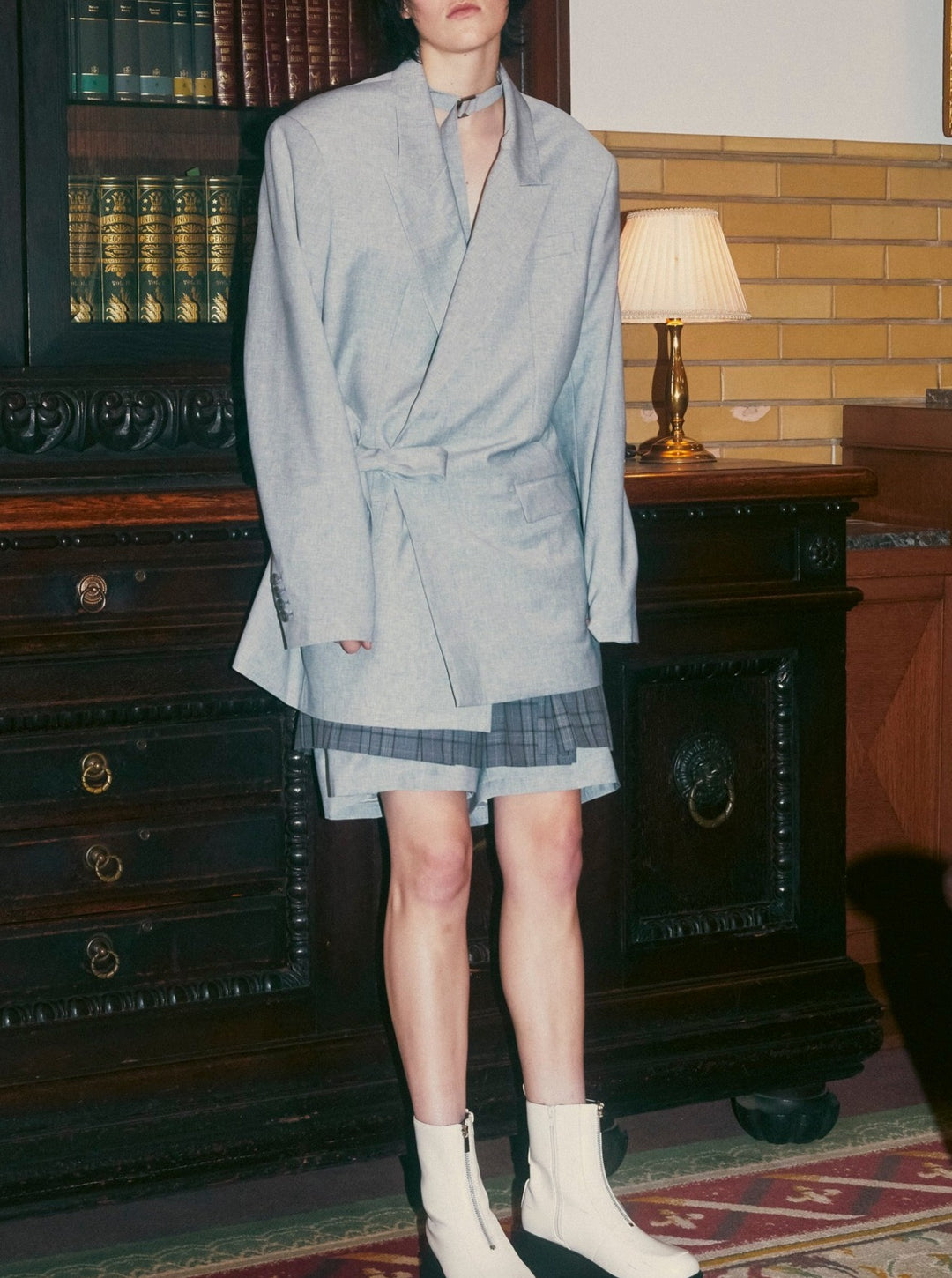 SIDE BELTED OVER JACKET