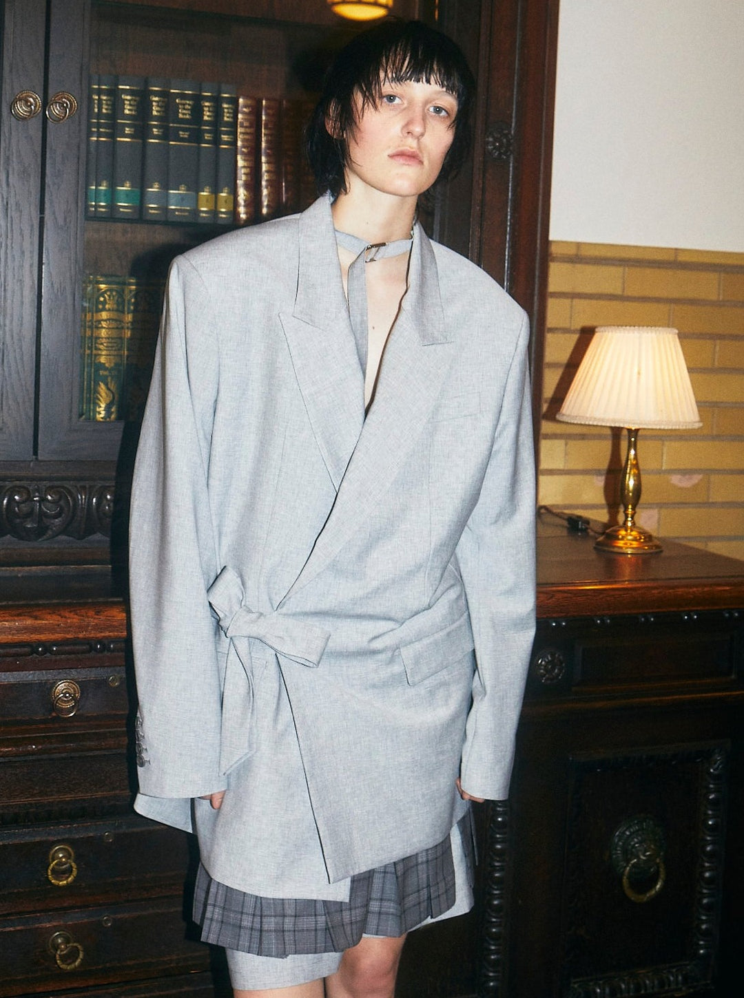 SIDE BELTED OVER JACKET