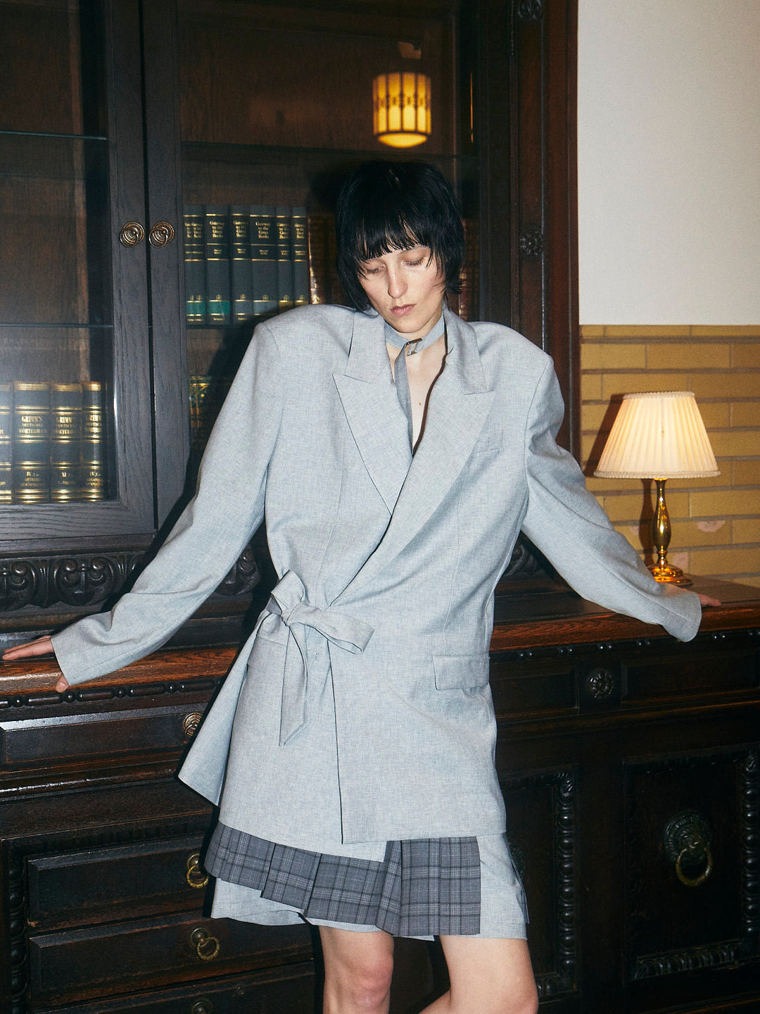 SIDE BELTED OVER JACKET