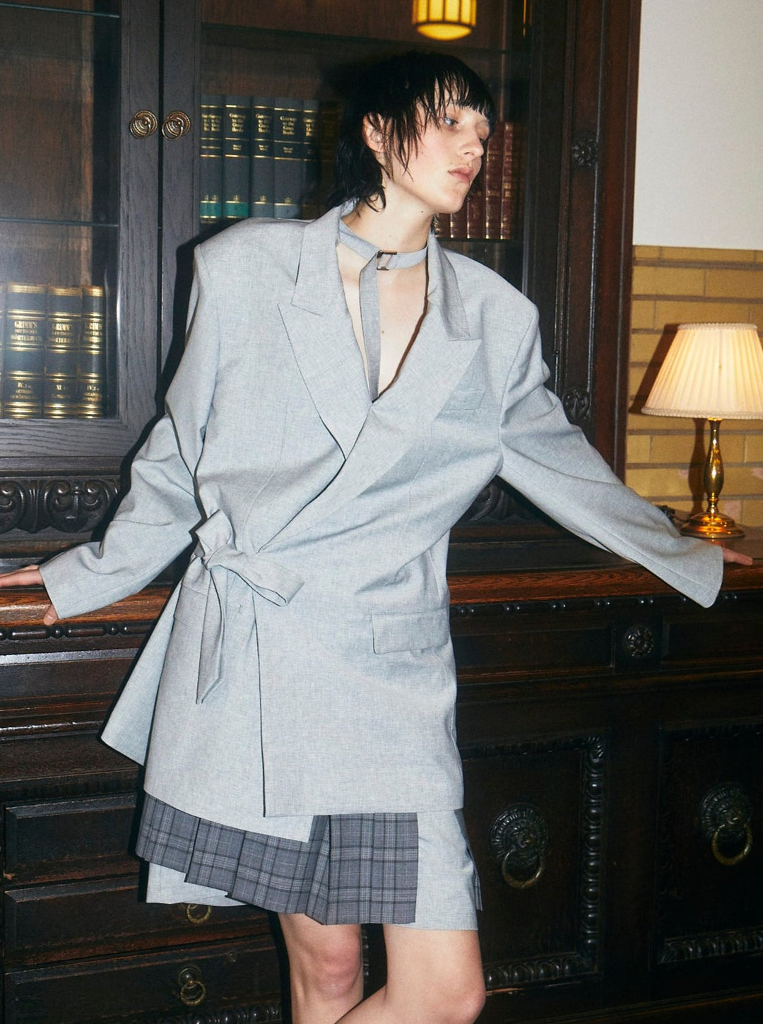 SIDE BELTED OVER JACKET