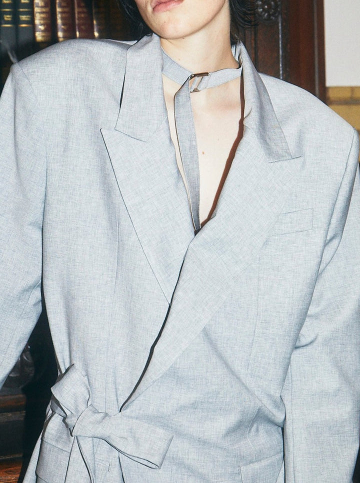 SIDE BELTED OVER JACKET