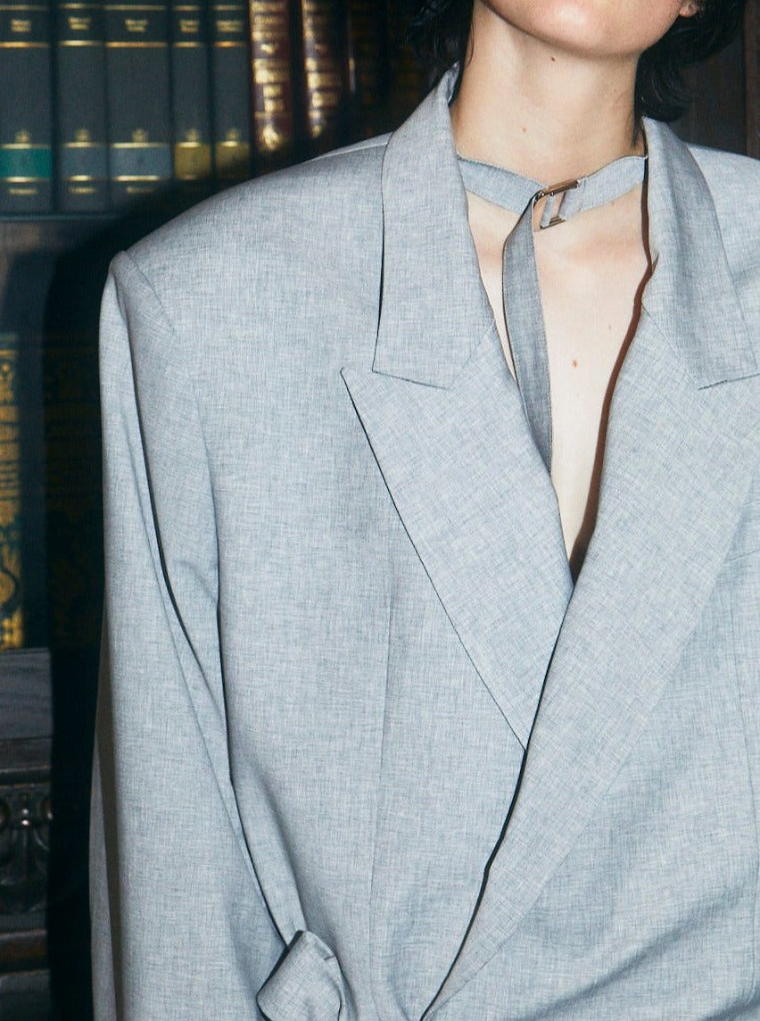 SIDE BELTED OVER JACKET