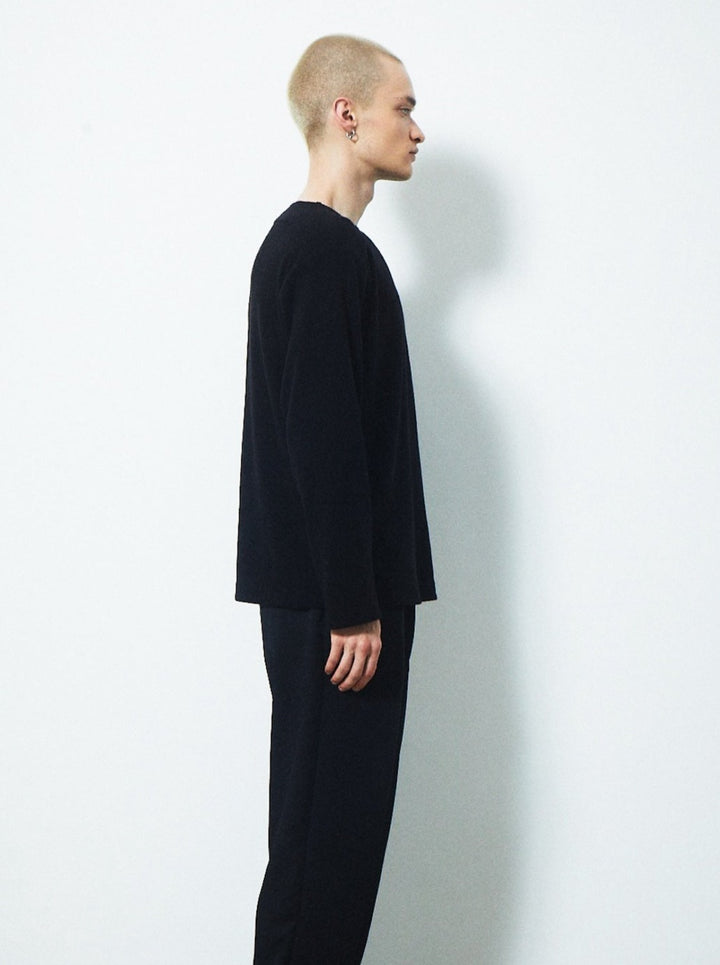 CHOKER V NECK KNIT TOPS