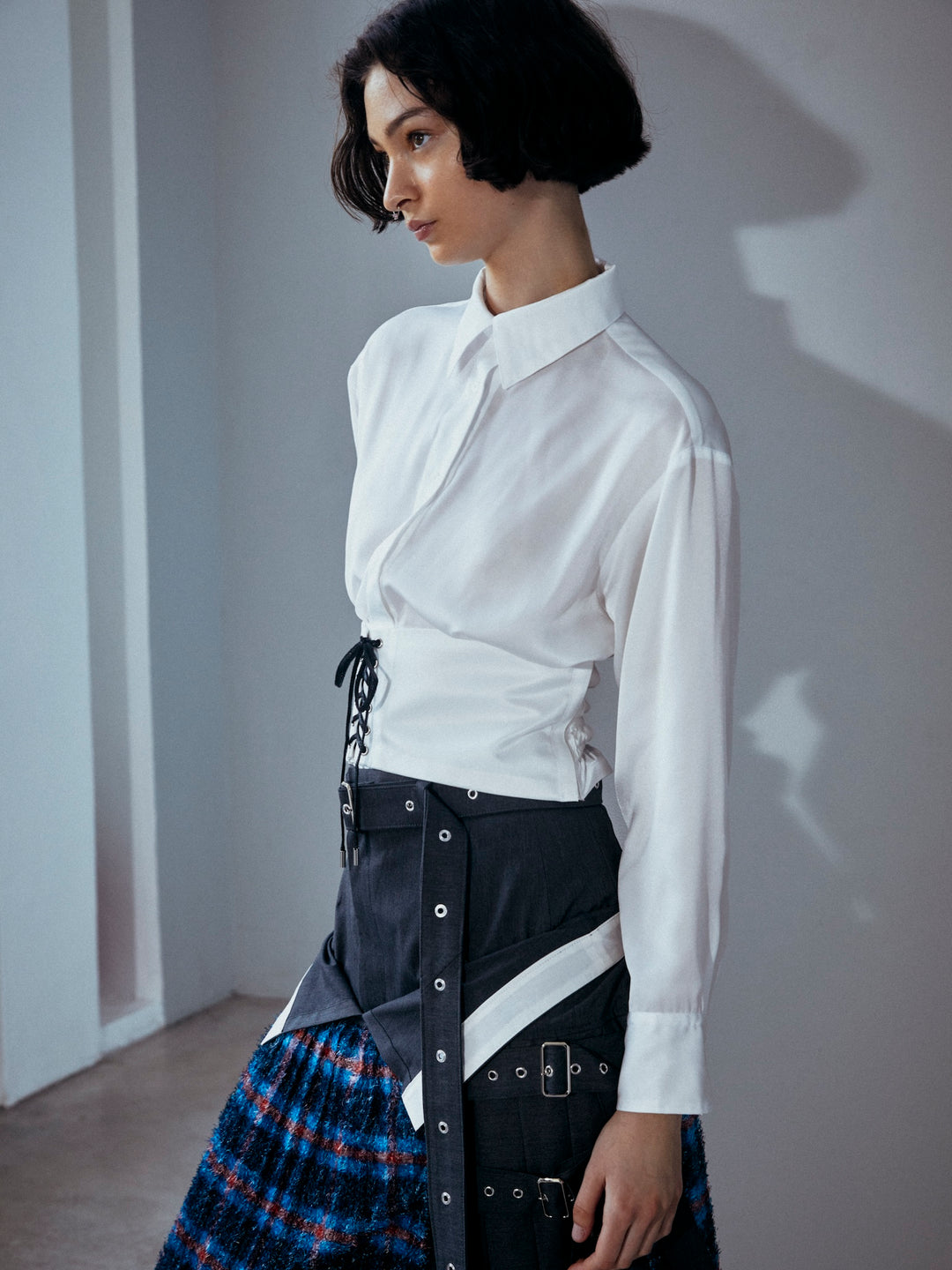 LACE UP CORSET SHIRTS