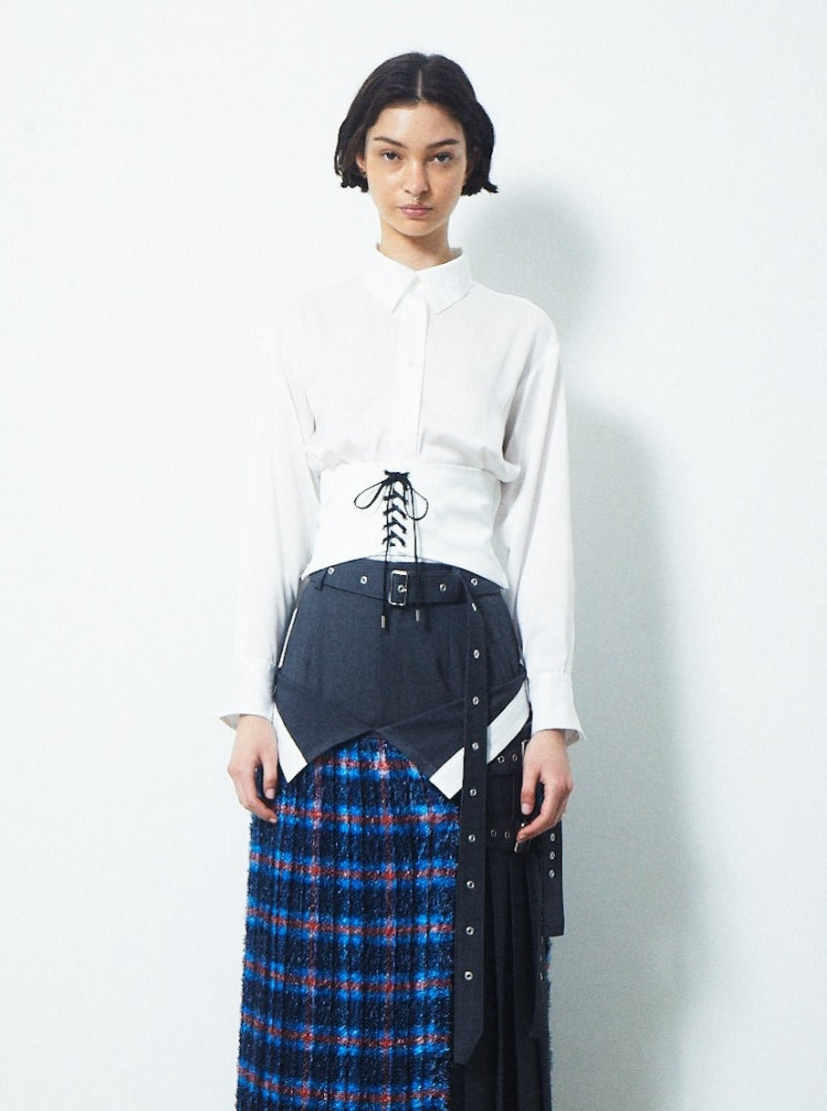 LACE UP CORSET SHIRTS