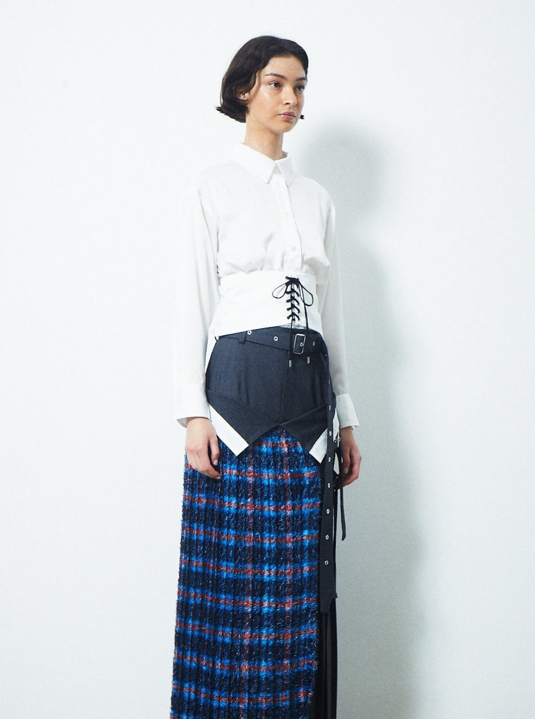 LACE UP CORSET SHIRTS