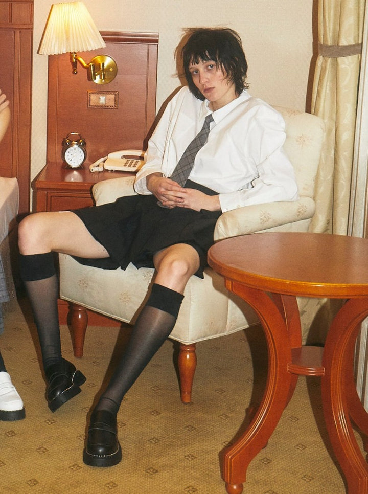 BACK SLIT OVER SHIRTS