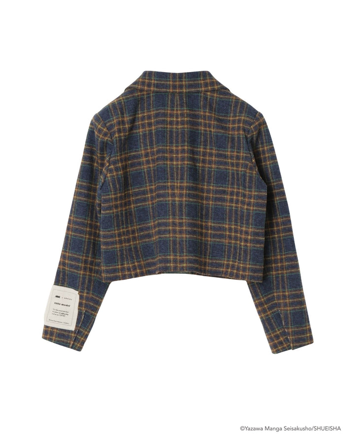NANA × ADDIXY CHECK CROPPED JACKET