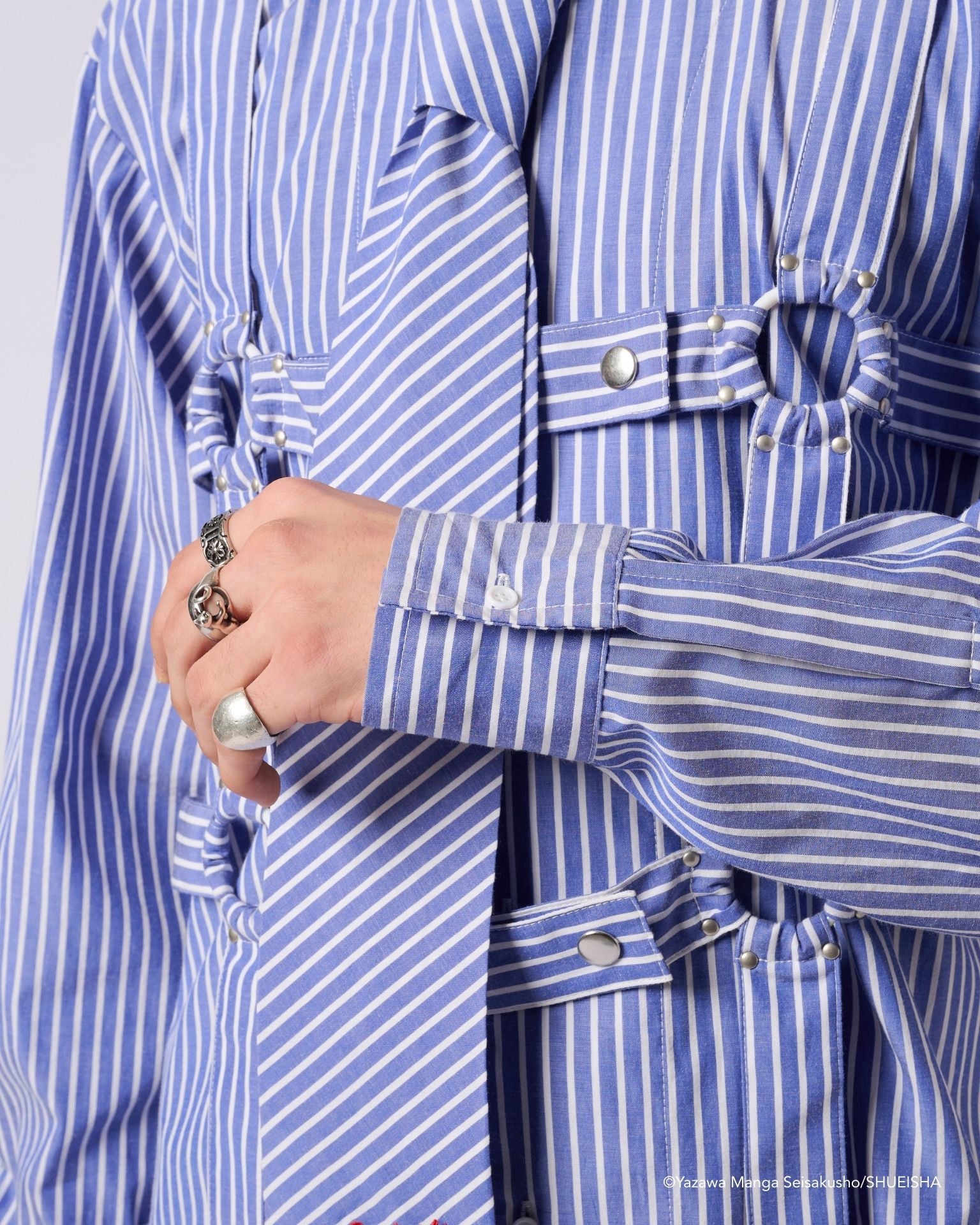 NANA × ADDIXY TIE BONDAGE SHIRT【BLUE】