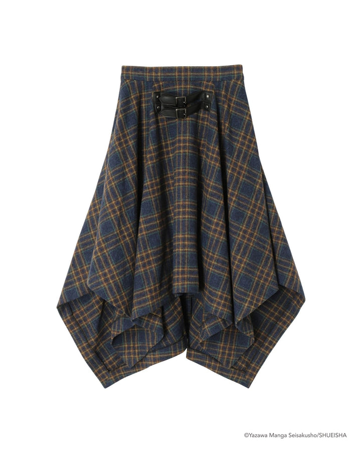 NANA × ADDIXY CHECK HEM SKIRT