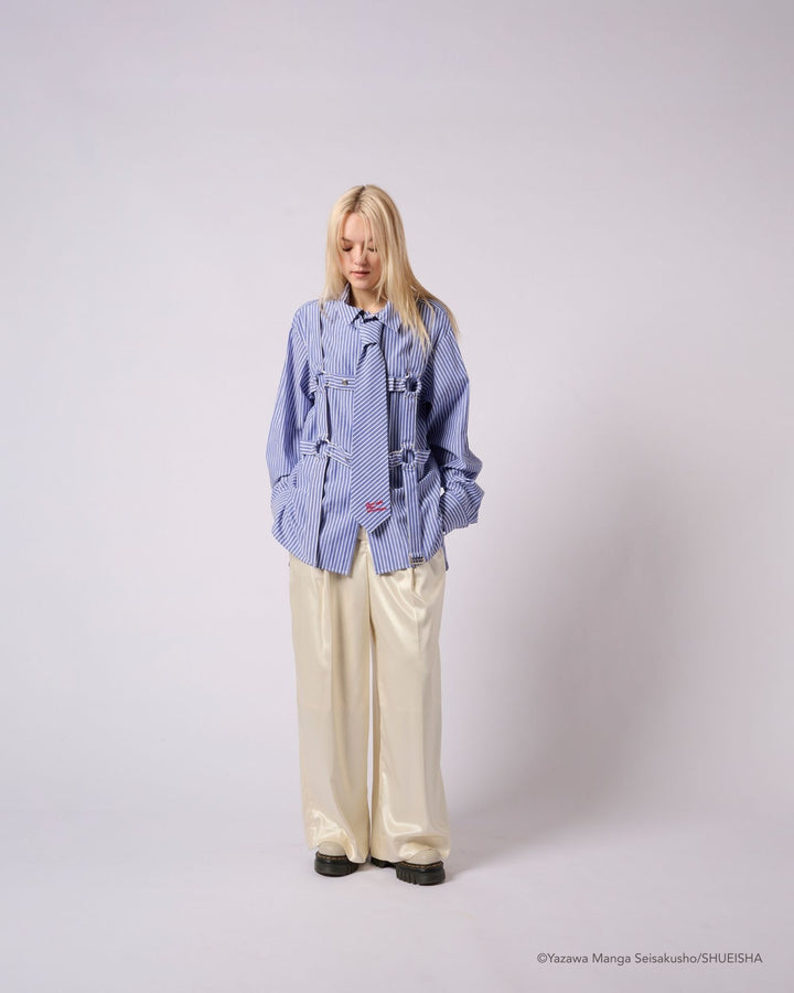 NANA × ADDIXY TIE BONDAGE SHIRT [BLUE]