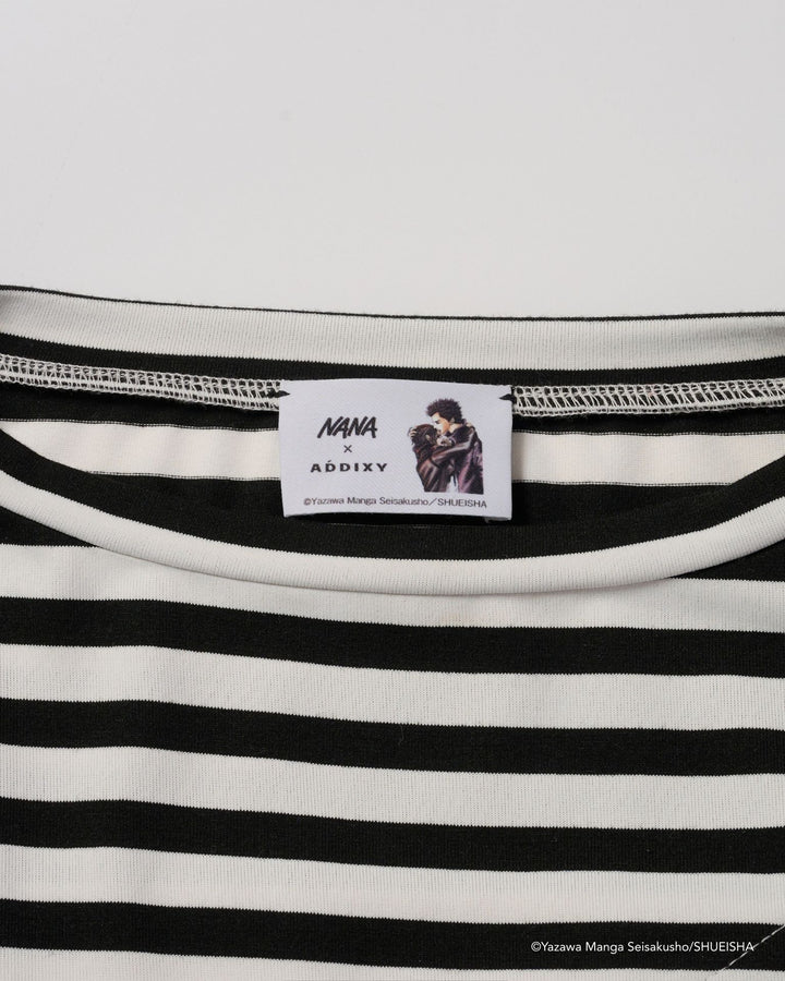 NANA × ADDIXY BORDER LACE-UP TOP [WHITE]