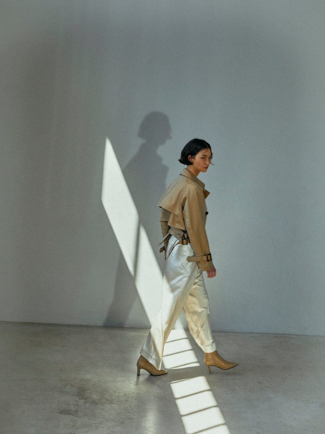 【PRE ORDER 2BUY 10%OFF】SATIN WIDE GURKHA PANTS