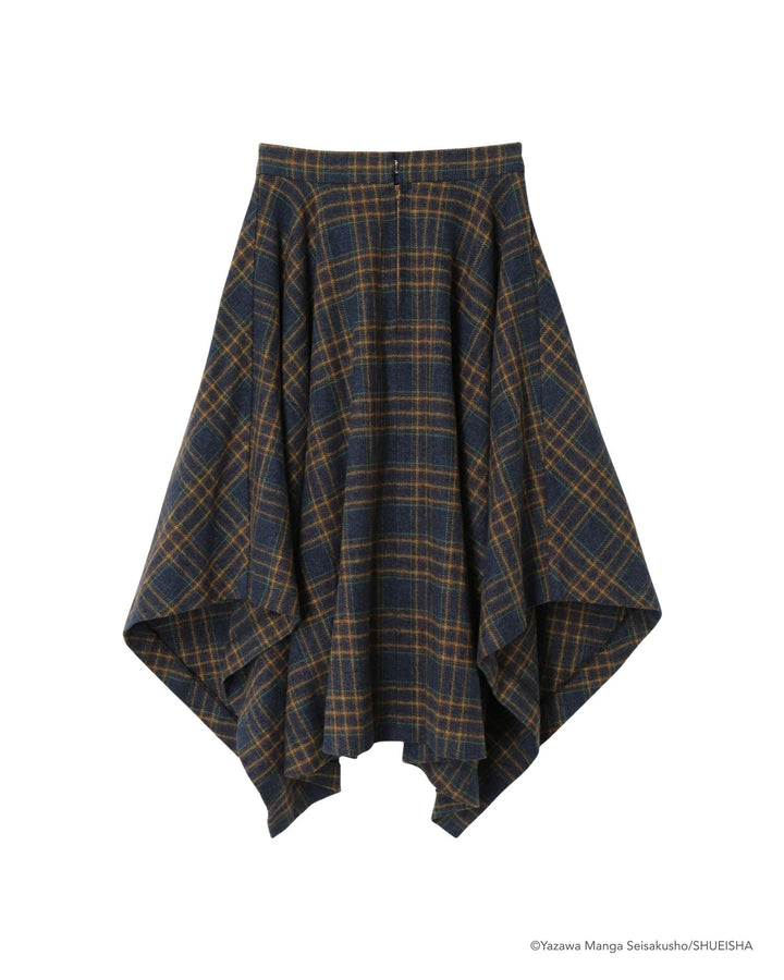 NANA × ADDIXY CHECK HEM SKIRT
