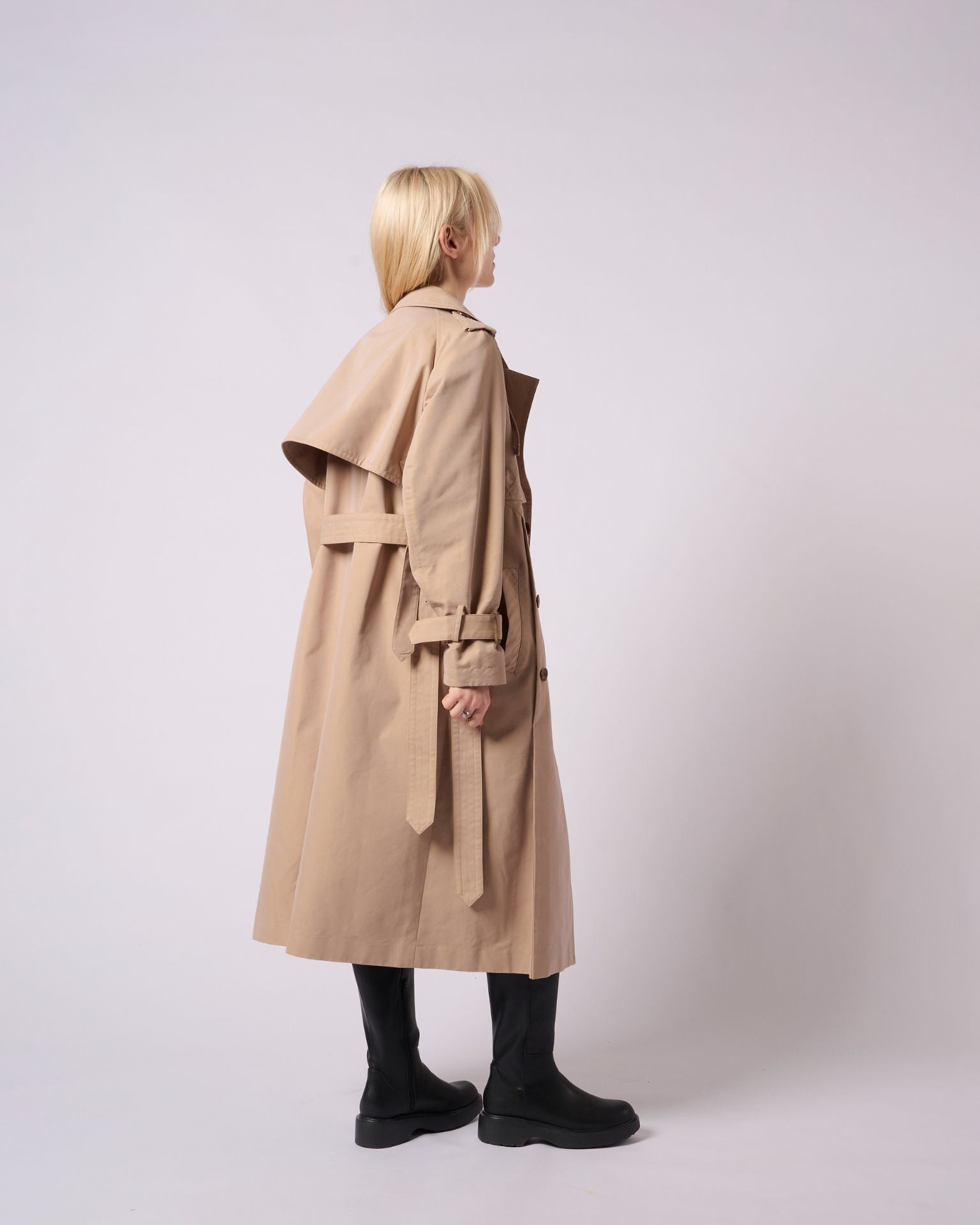 TRENCH CAPE COAT – ADDIXY