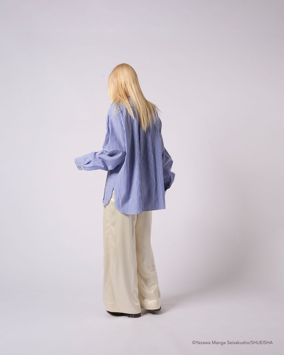 NANA × ADDIXY TIE BONDAGE SHIRT [BLUE]