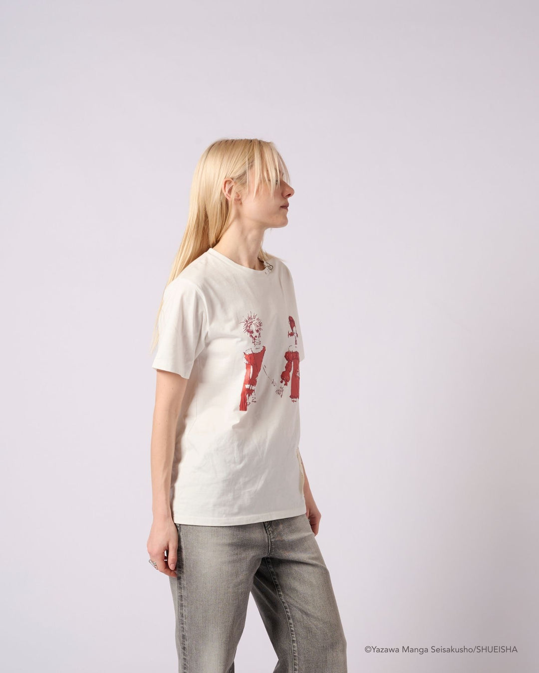 NANA × ADDIXY NANA &amp; HACHI GRAPHIC TEE [WHITE]