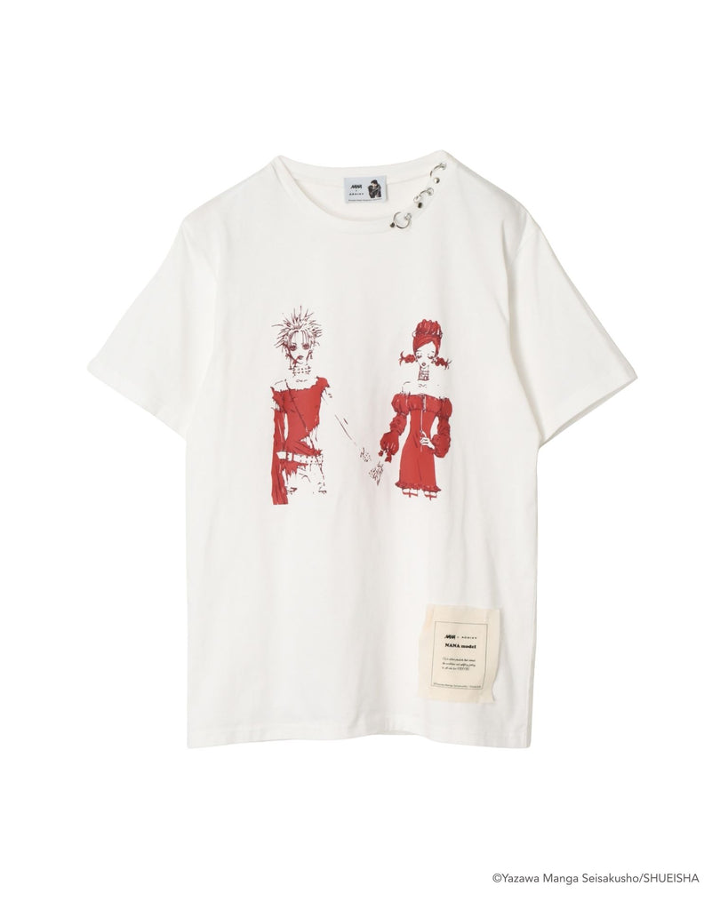 NANA × ADDIXY NANA & HACHI GRAPHIC TEE【WHITE】