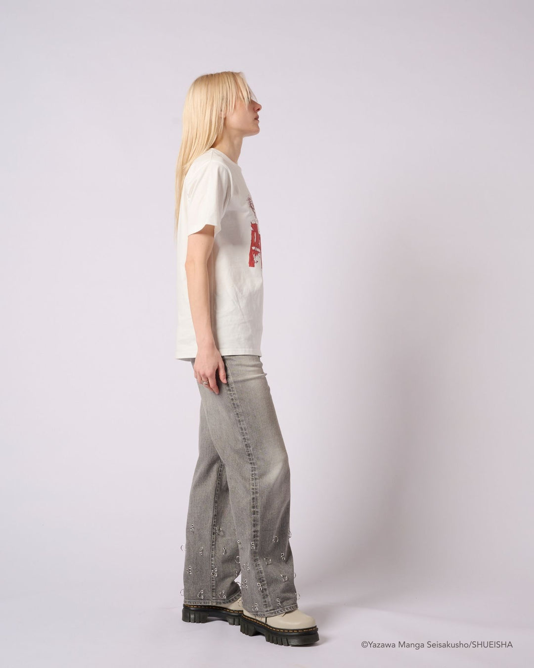 NANA × ADDIXY NANA &amp; HACHI GRAPHIC TEE [WHITE]