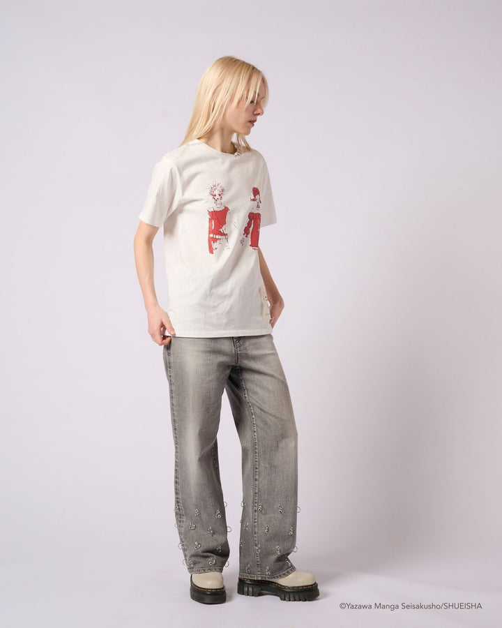 NANA × ADDIXY NANA &amp; HACHI GRAPHIC TEE [WHITE]