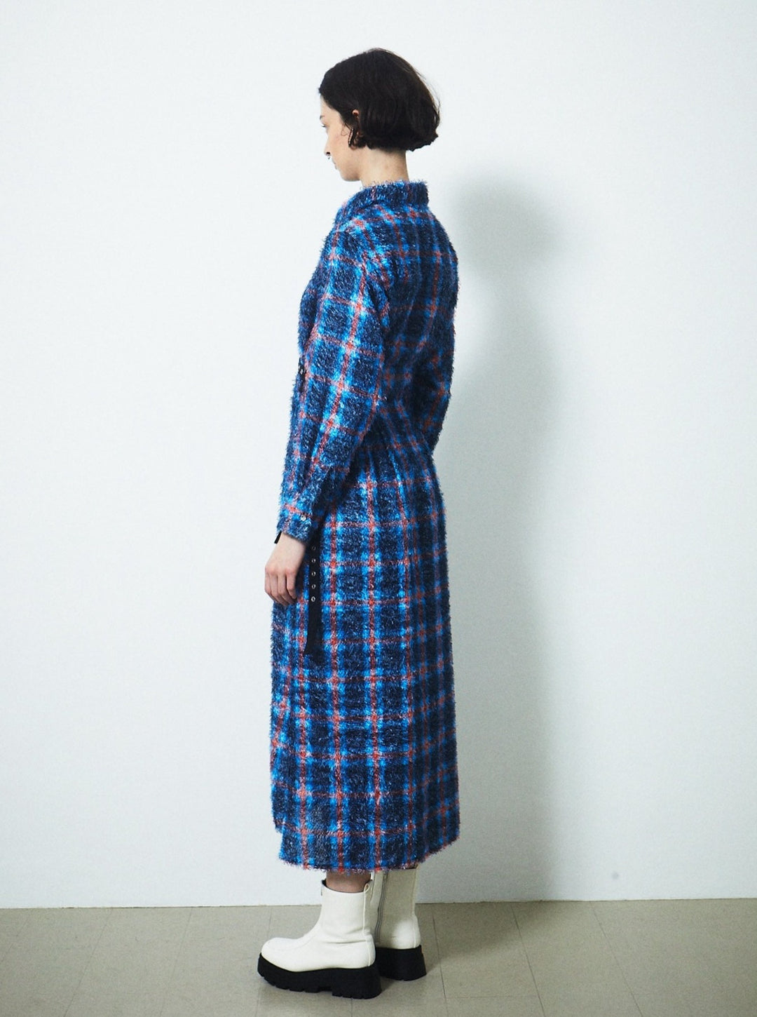 DOUBLE BELT SHIRTS ONEPIECE