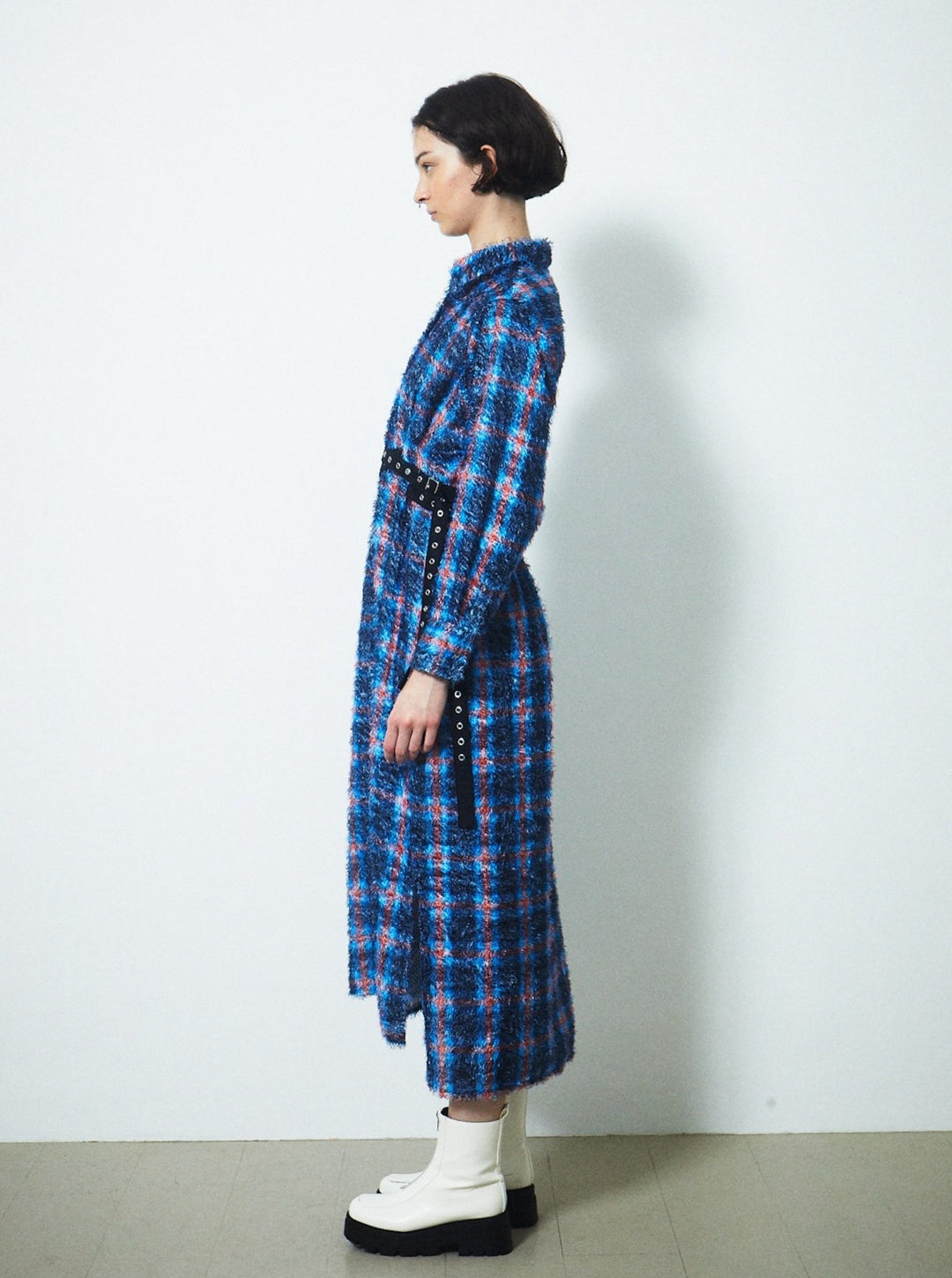 DOUBLE BELT SHIRTS ONEPIECE