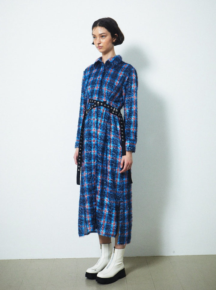 DOUBLE BELT SHIRTS ONEPIECE