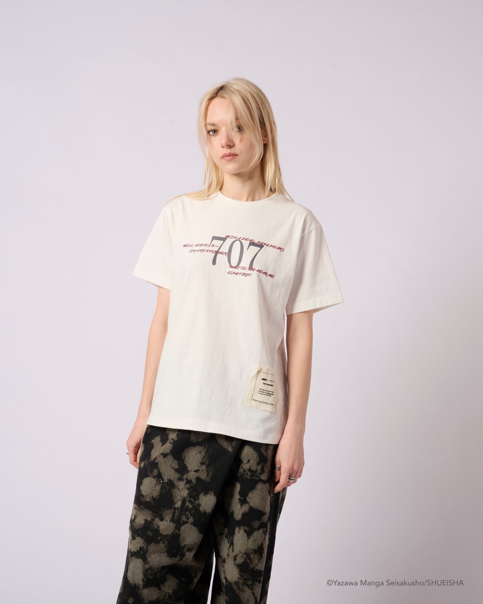 なな ADDIXY× NANA 707 ROOM CHECK TOTE