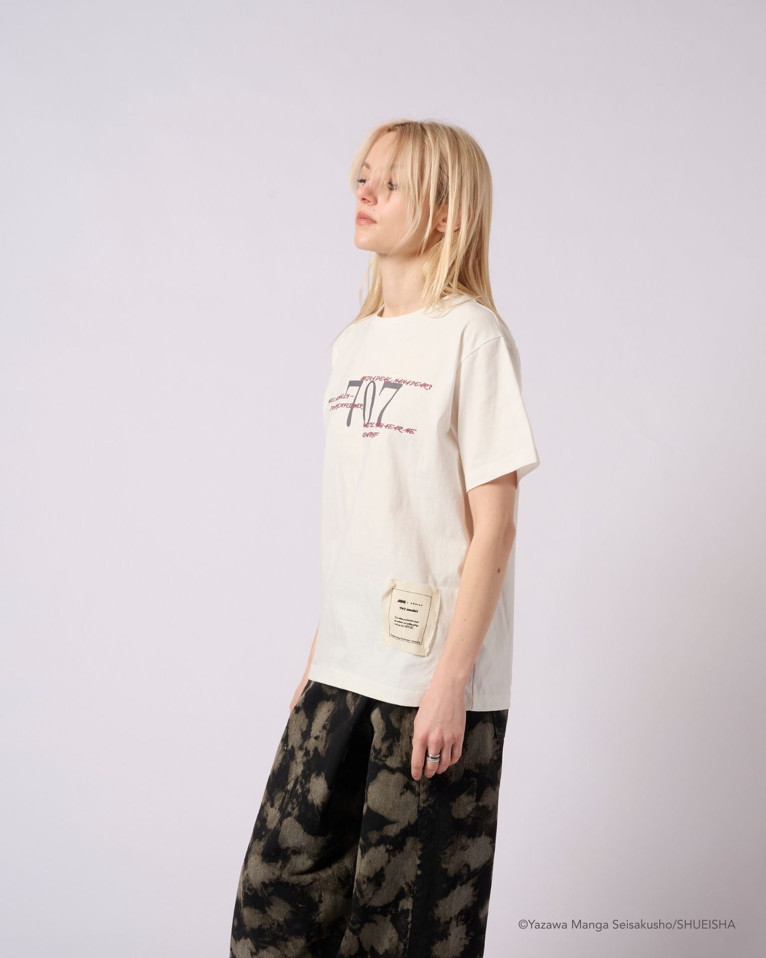 なな NANA × ADDIXY 707 ROOM TEE【WHITE】