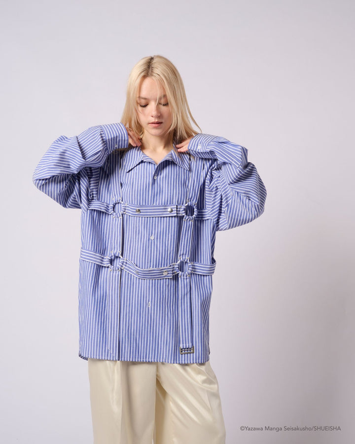 NANA × ADDIXY TIE BONDAGE SHIRT [BLUE]