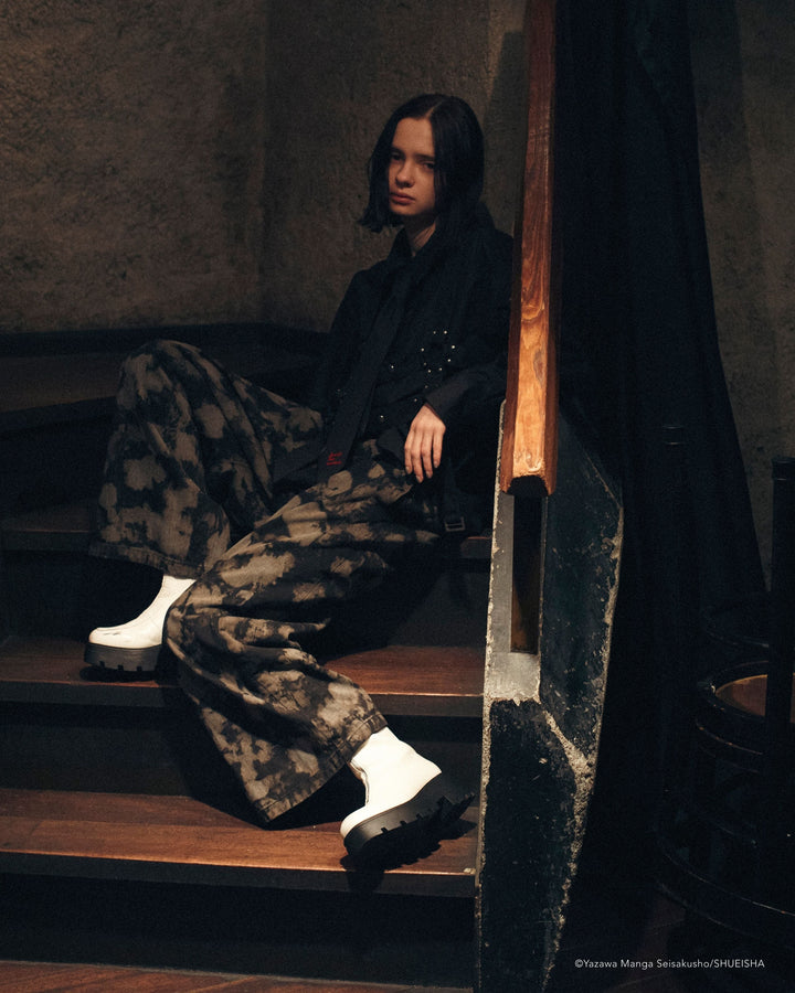 NANA × ADDIXY TIE BONDAGE SHIRT [BLACK]