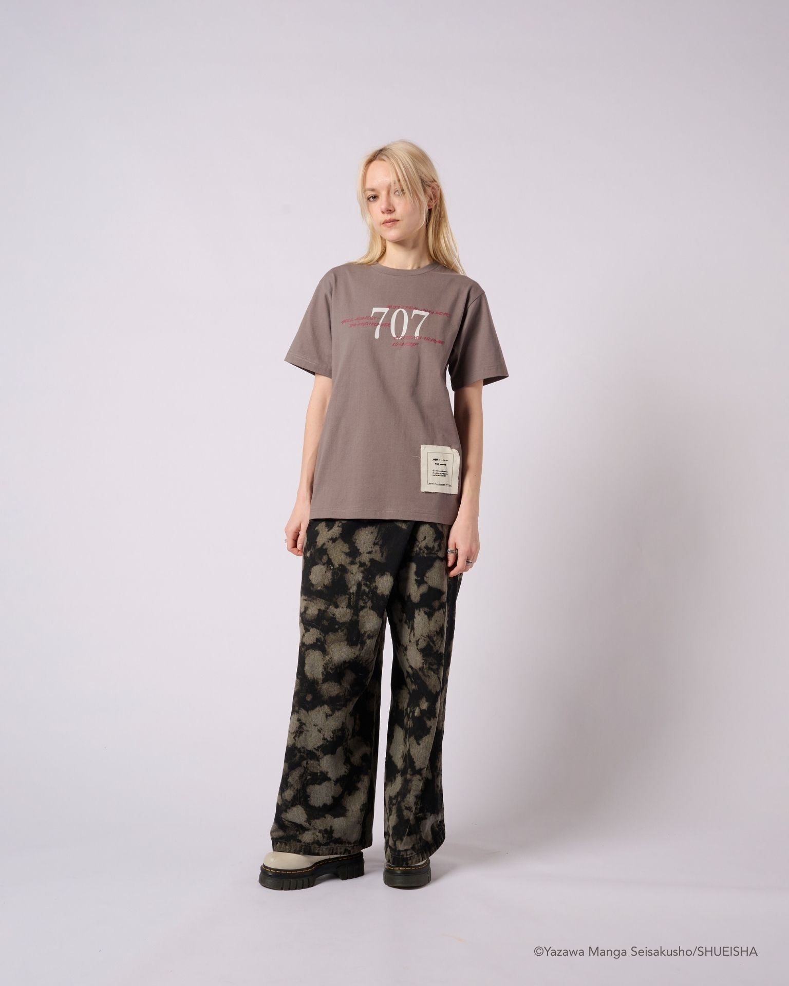 NANA × ADDIXY 707 ROOM TEE【DARK GRAY】