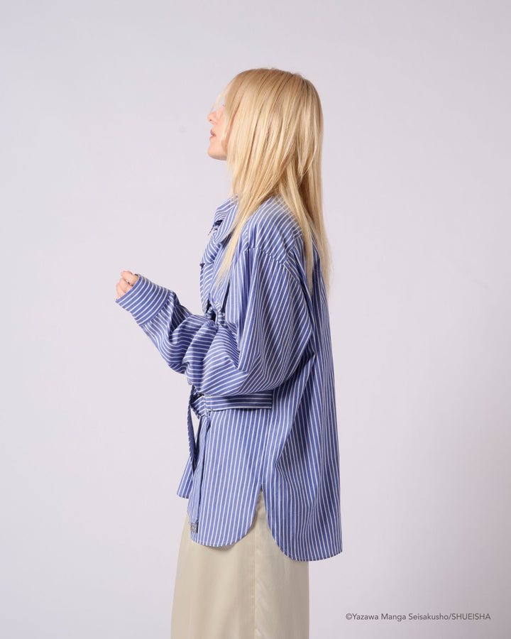 NANA × ADDIXY TIE BONDAGE SHIRT [BLUE]