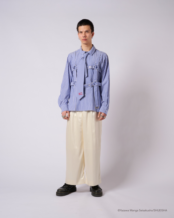 NANA × ADDIXY TIE BONDAGE SHIRT [BLUE]