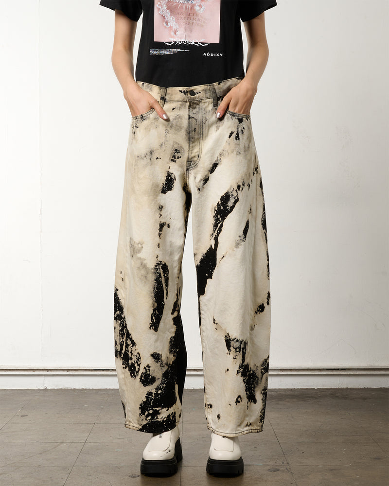 ＜UPCYCLED＞HYPER BLEACH DENIM PANTS